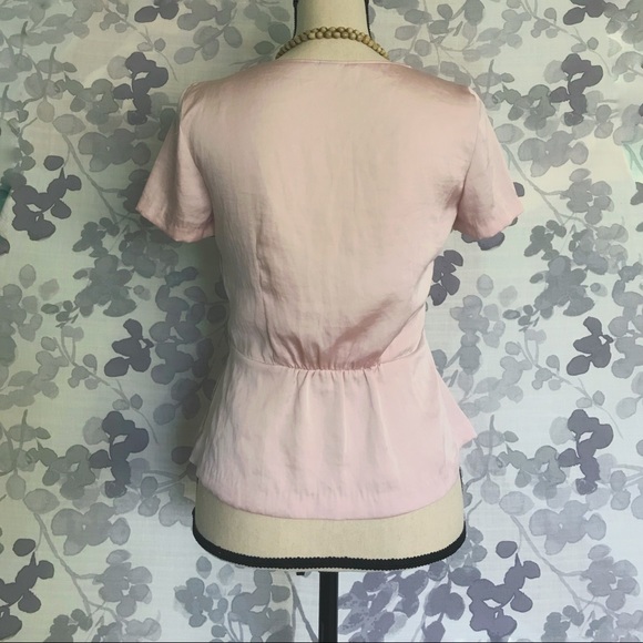 H&M Ballet Pink Fit and Flare Blouse - Picture 4 of 4